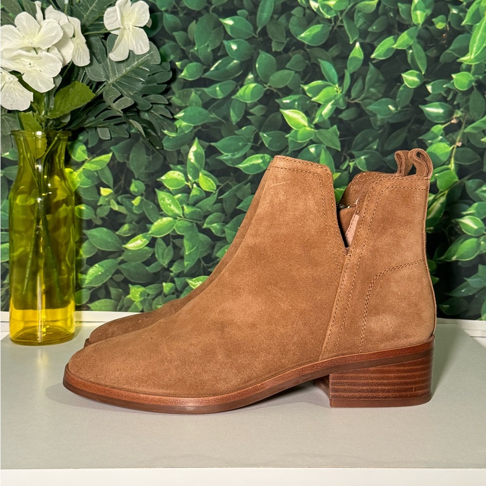 Chelsea & Violet Brown Suede Ankle Boots